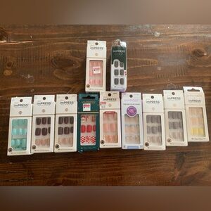 11X - Impress Press On Nails Bundle Short